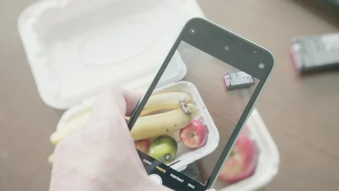 Capturing Freshness: Fruit Photography with a Smartphone Stock Footage 319415073