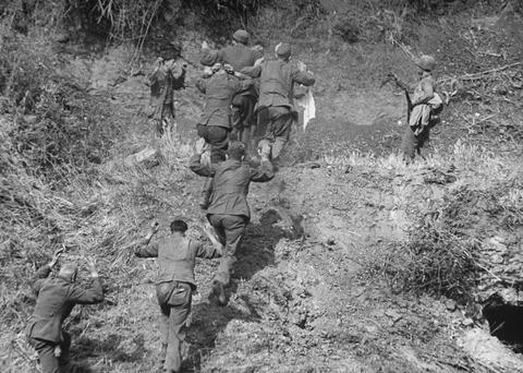 Capturing Of German Soldiers, Cisterna, Italy Stock Photos