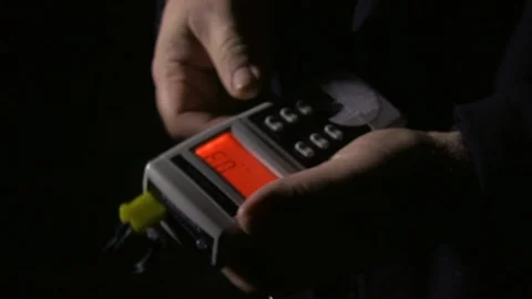 Capturing a ghost using a device Stock Footage 86772115