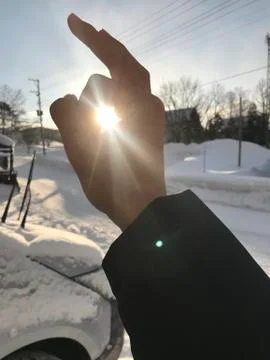 Capturing Japan Sunset Stock Photos