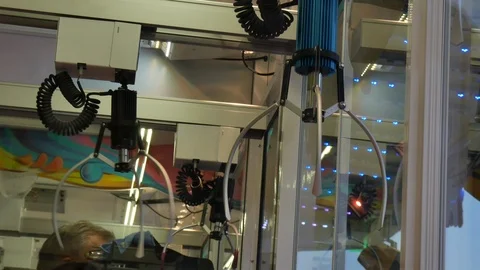 Capturing toys in the machine Stock Footage 91394066