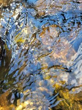Capturing the Tranquil Essence of Nature's Flow Stock Photos