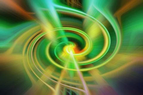 Capturing twilight's radiance within an abstract light circle, a symphony p.. Stock Illustration