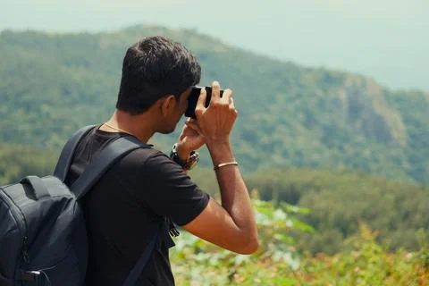 Capturing the View Stock Photos