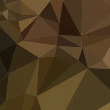 Caput Mortuum Brown Abstract Low Polygon Background Stock Illustration