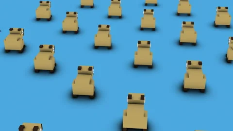 Capybara Texture rotation Vídeos de archivo 153768915