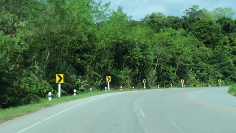 On Car 3 Stock Footage 86786781