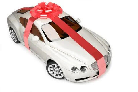 Car 3D model Stock Illustration