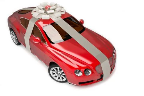 Car 3D model Stock Illustration