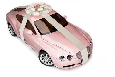 Car 3D model Stock Illustration