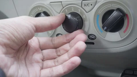 Car AC speed changer Stock Footage 321470656