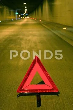Car accident breakdown insurance danger dark Stock Photos