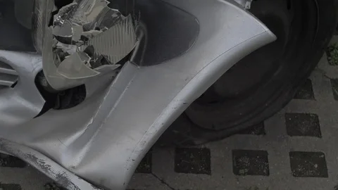 Car accident concept. Drive safe concept. Children protect in traffic concept. Stock Footage 83820331