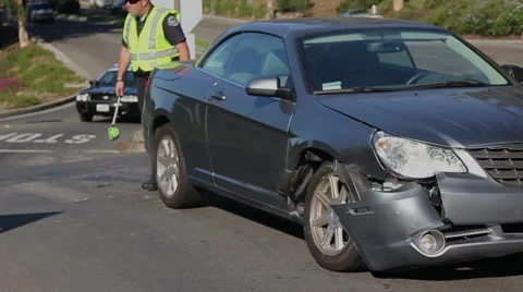 Car Accident / Crash 04 스톡 동영상 1007455