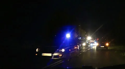 Car Accident drive by Stock Footage 10577902