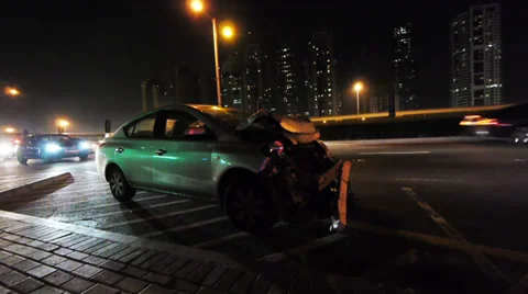 Car accident Stock Footage 36962972