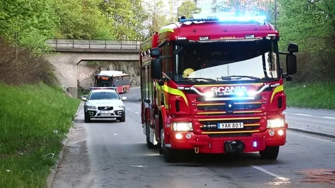 A car accident Vídeo Stock 195013608