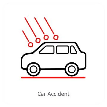 Car Accident Stock Illustration