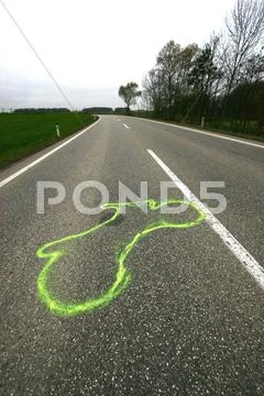 Car accident insurance dead human injury machine Stock Photos