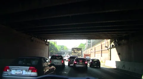 Car accident on thruway Stock Footage 8555641