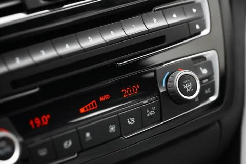 Car air conditioning Stock Photos