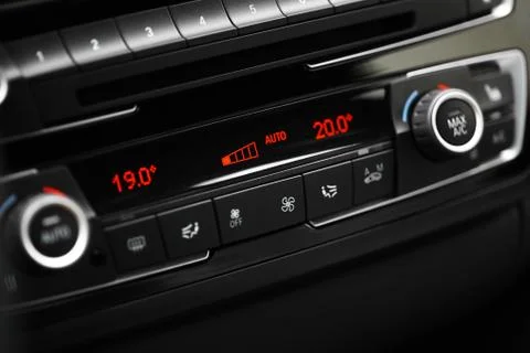 Car air conditioning Stock Photos