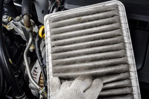 Car air filter Stock Photos