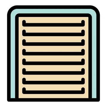 Car air filter preventing dust and debris from entering engine Illustrazione stock