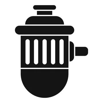 Car air filter protecting engine from dirt and debris Stock Illustration