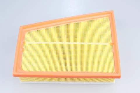 Car air filter on a white background. Stock Illustration
