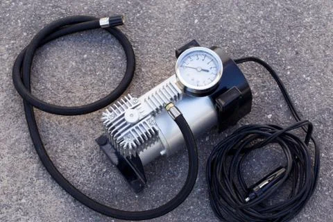 Car air pump 库存照片