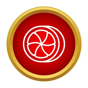 Car alloy disk wheel icon design for web 스톡 일러스트