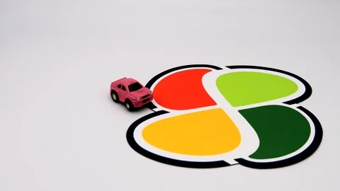 Car and elderly driver symbol Stock Footage 335884859
