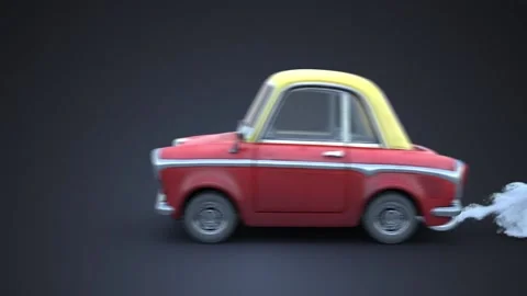 Car and Smoke Logo Stock After Effects