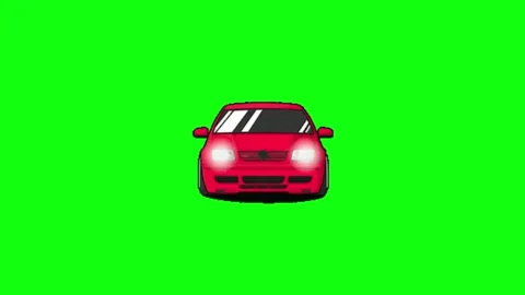 Car animation on green screen background Vídeos de archivo 335523709