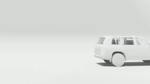 Car animation vidio 3d rendered Stock-Footage 295970301