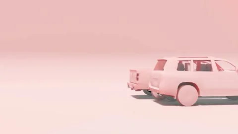 Car animation vidio 3d rendered Stock-Footage 295970302