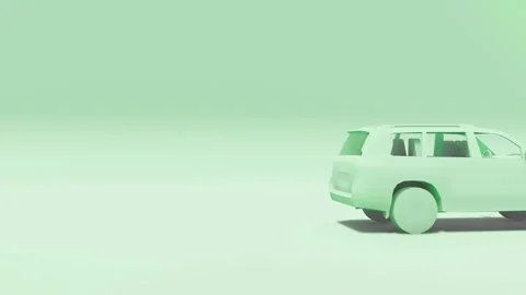 Car animation vidio 3d rendered Stock-Footage 295970304