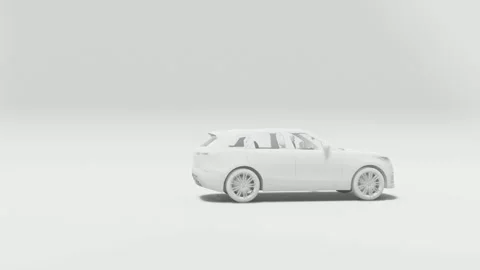 Car animation vidio 3d rendered Stock-Footage 296028407