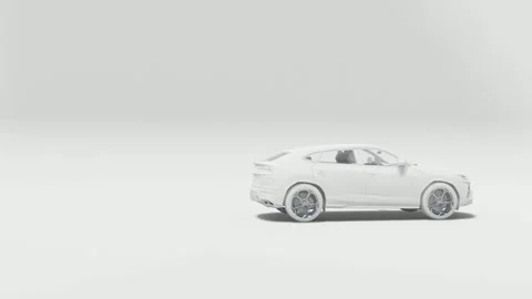 Car animation vidio 3d rendered Stock-Footage 296028411