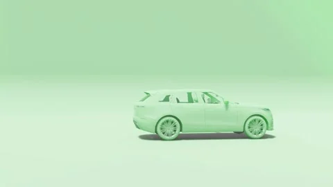 Car animation vidio 3d rendered Stock-Footage 296028413