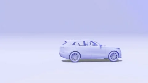 Car animation vidio 3d rendered Stock-Footage 296028427