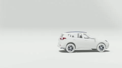 Car animation vidio 3d rendered Stock-Footage 296028442