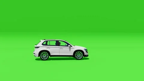 Car animation vidio 3d rendered Stock-Footage 296028456