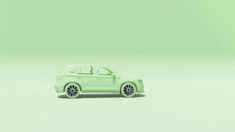 Car animation vidio 3d rendered Stock-Footage 296028464