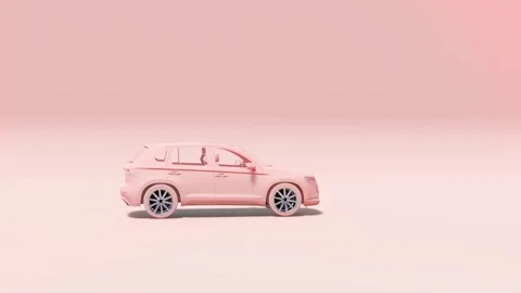 Car animation vidio 3d rendered Stock-Footage 296028471