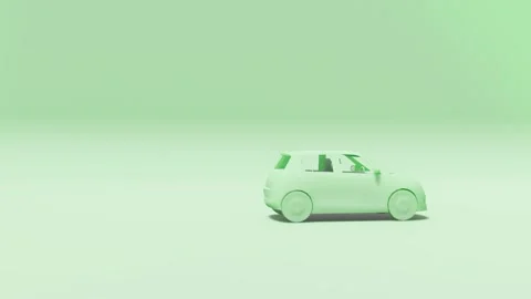 Car animation vidio 3d rendered Stock-Footage 296028474