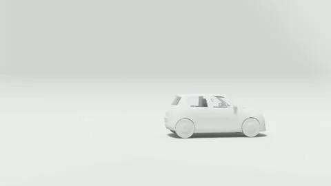 Car animation vidio 3d rendered Stock-Footage 296028480
