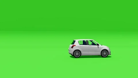 Car animation vidio 3d rendered Video stock 296028499