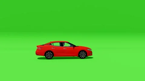Car animation vidio 3d rendered Video stock 296132454